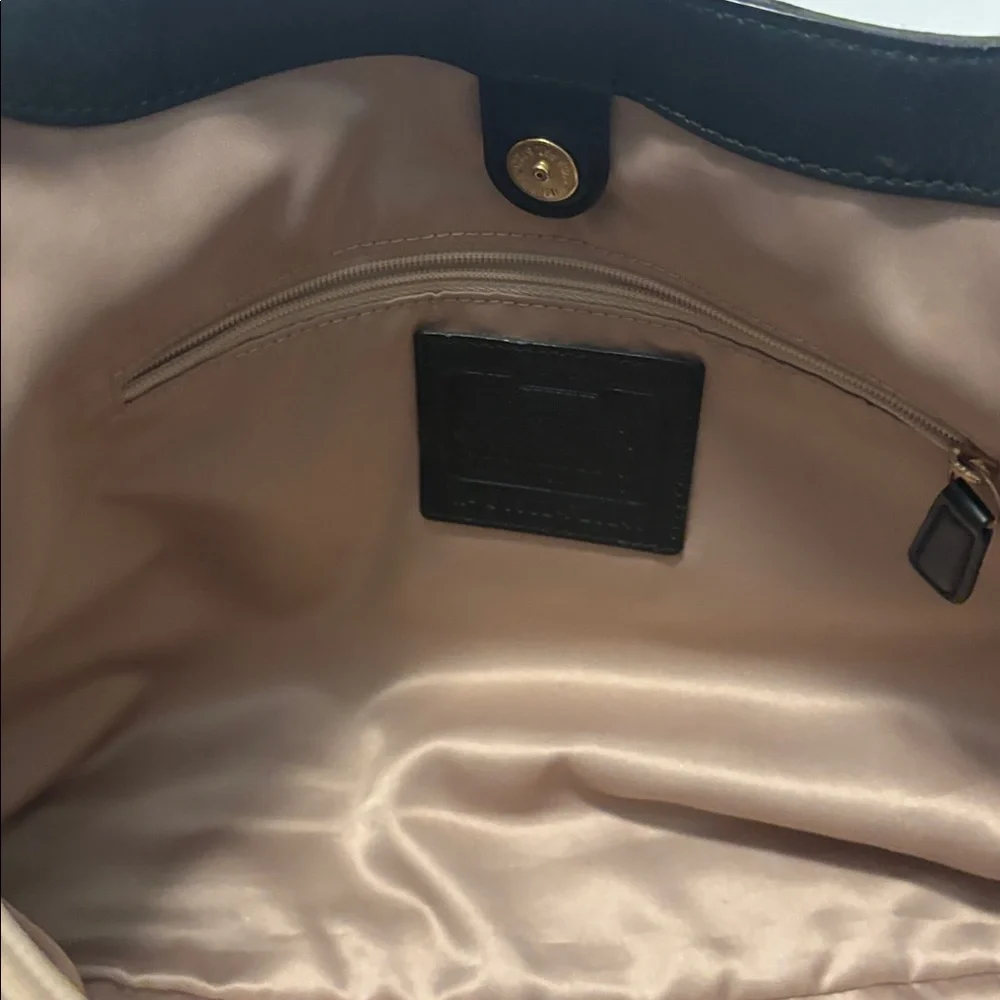 VTG Coach Campbell Signature Metallic Green Carryall Satchel Shoulder Bag F26246 - Picture 14 of 16